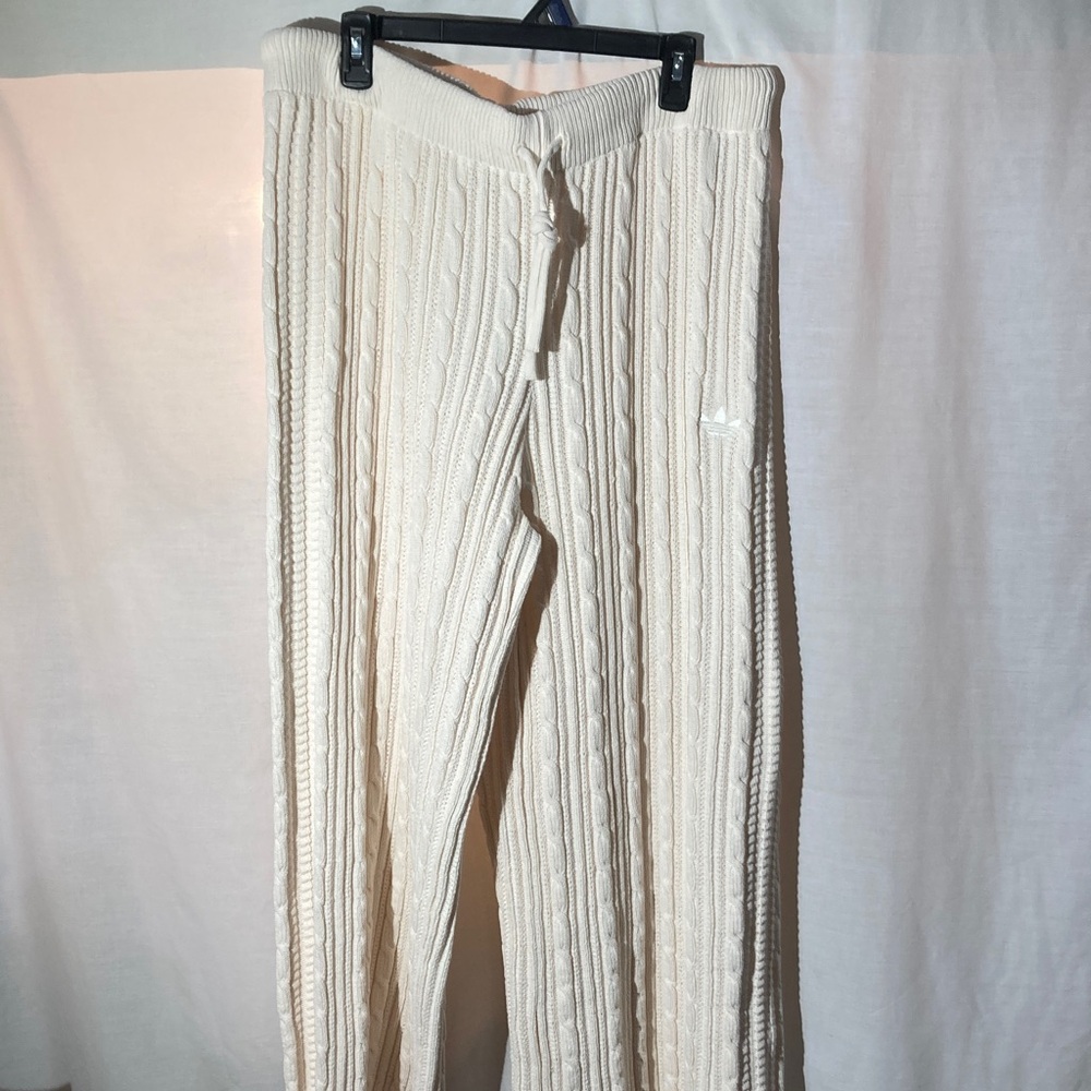 Adidas Off-White Cable Knit Pants New w/o Tags